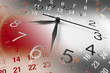Composite of Calendar and Clock Composite of Calendar and Clock