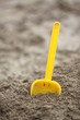 playing in the sand