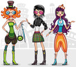 Urban fashion girls (from fashion girl series) Urban fashion girls (from fashion girl series)