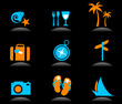 Tourism and vacation icons and logos - 3
