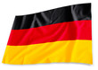 German flag, isolated