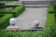 altes paar im park