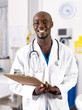 Images : male african doctor in hospital