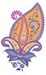 Highly detailed paisley floral