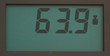 Scale showing 63.9 kg