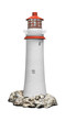 white lighthouse on the white white lighthouse on the white