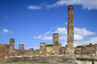 Ruined columns in Pompeii, Italy Ruined columns in Pompeii, Italy