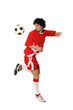 Boy with soccer ball, Footballer