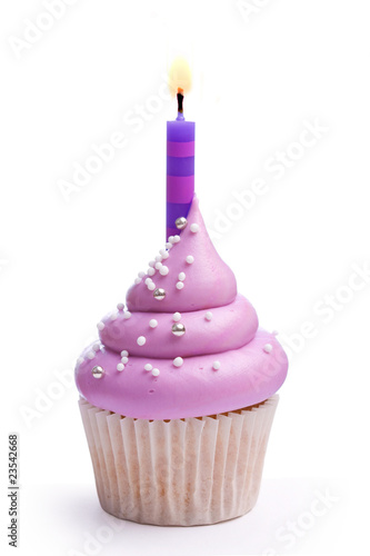 Photo: Birthday cupcake Birthday cupcake