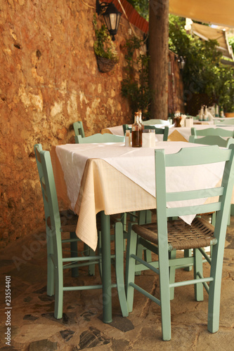 Photo: Mediterranean outdoor cafe Mediterranean outdoor cafe