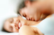 Sweet young couple in a romantic mood