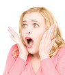 surprised woman face surprised woman face
