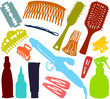 Set of a hair-stylist accessories B