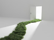 Open door into the light