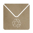 Enveloppe en papier recyclé Enveloppe en papier recyclé