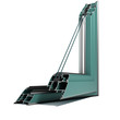 section through aluminum window