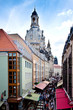 Bruehlsche Gasse mit Frauenkirche 986