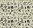 Seamless stationery pattern