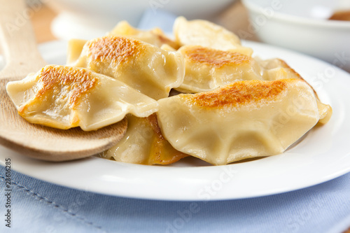 Photo: Close-up of pierogi Close-up of pierogi