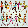 shopping girls