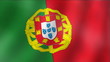 Portugal - waving flag detail