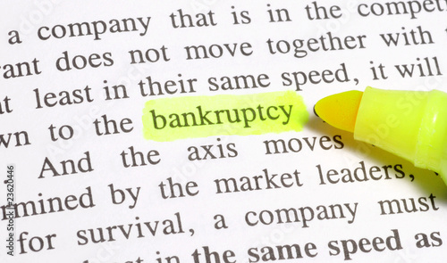Photo: Bankruptcy Bankruptcy