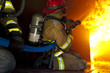 Fire training exercise