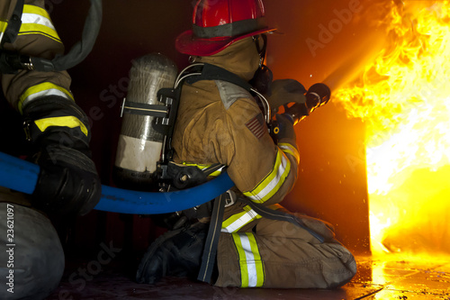 Photo: Fire training exercise Fire training exercise