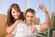 Photo: Happy newlyweds portrait Happy newlyweds portrait