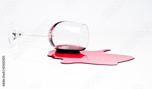 Photo: Spilled Red Wine Spilled Red Wine