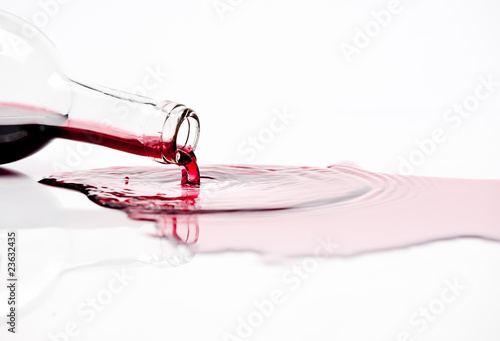 Photo: Spilling Red Wine Spilling Red Wine