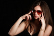 girl in sunglasses