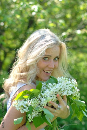 White Lilac Bouquet