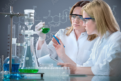 Photo: group of the students working at the laboratory group of the students working at the laboratory