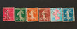 Six timbres français