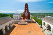 Thai pagoda on the hill,petchburi Thailand