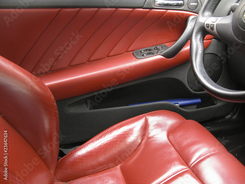Photo: Luxury car interiour Luxury car interiour