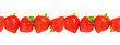 Ripe strawberry seamless background