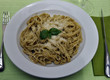 Foto: Pasta - Tagliatelle al pesto Pasta - Tagliatelle al pesto