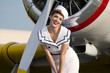 navy pinup