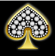 Vektor: symbols of playing cards with diamonds symbols of playing cards with diamonds
