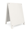 Sandwich board isolated on white