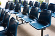 blue chairs