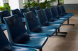 blue chairs