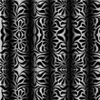 Retro Wallpaper.curtains 3 D