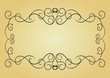 Swirl vintage frame
