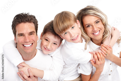 Illustration: Happy family Happy family