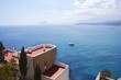 moraira architecture and mediterranean sea