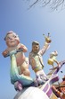 fallas traditional cardboard human figures