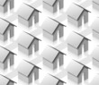 Grey small isometric houses seamless pattern Grey small isometric houses seamless pattern